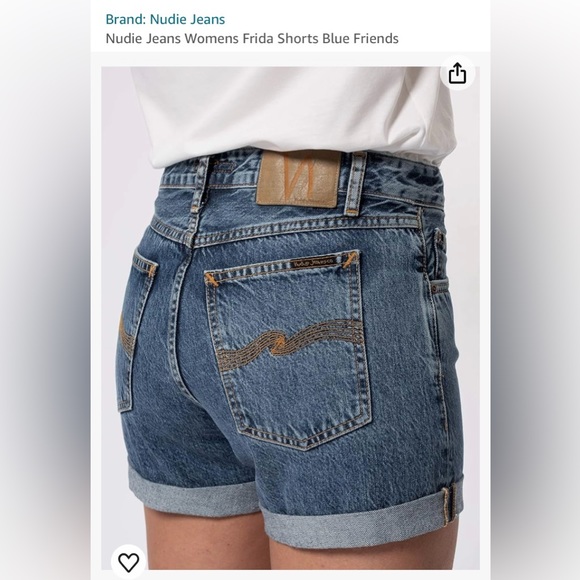 NWT Nudie Jeans Frida Shorts. - Picture 8 of 8
